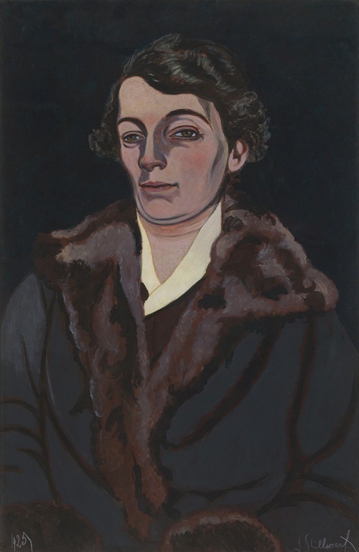 Léon Spilliaert - Portret van mevrouw Storck-Hertoghe
