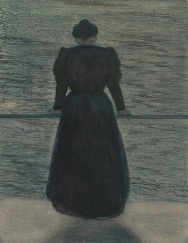 Léon Spilliaert - Woman by the Sea
