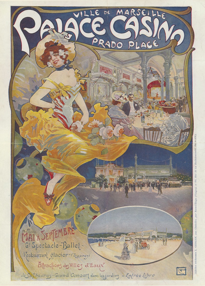 David Dellepiane - Ville de Marseille. Palace Casino, Prado place