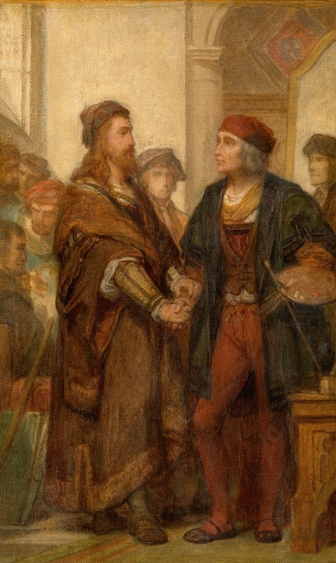 Nicaise De Keyser - Albrecht Dürer Visiting Quinten Massijs
