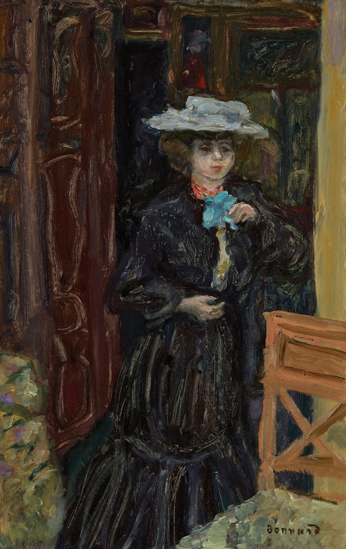 Pierre Bonnard - Marthe au chapeau blanc