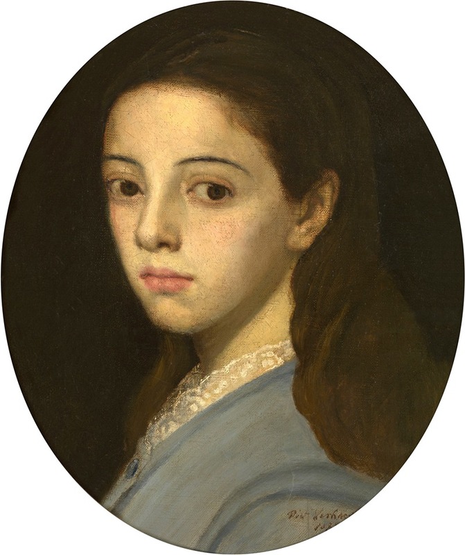Piet Verhaert - Portrait of a Girl