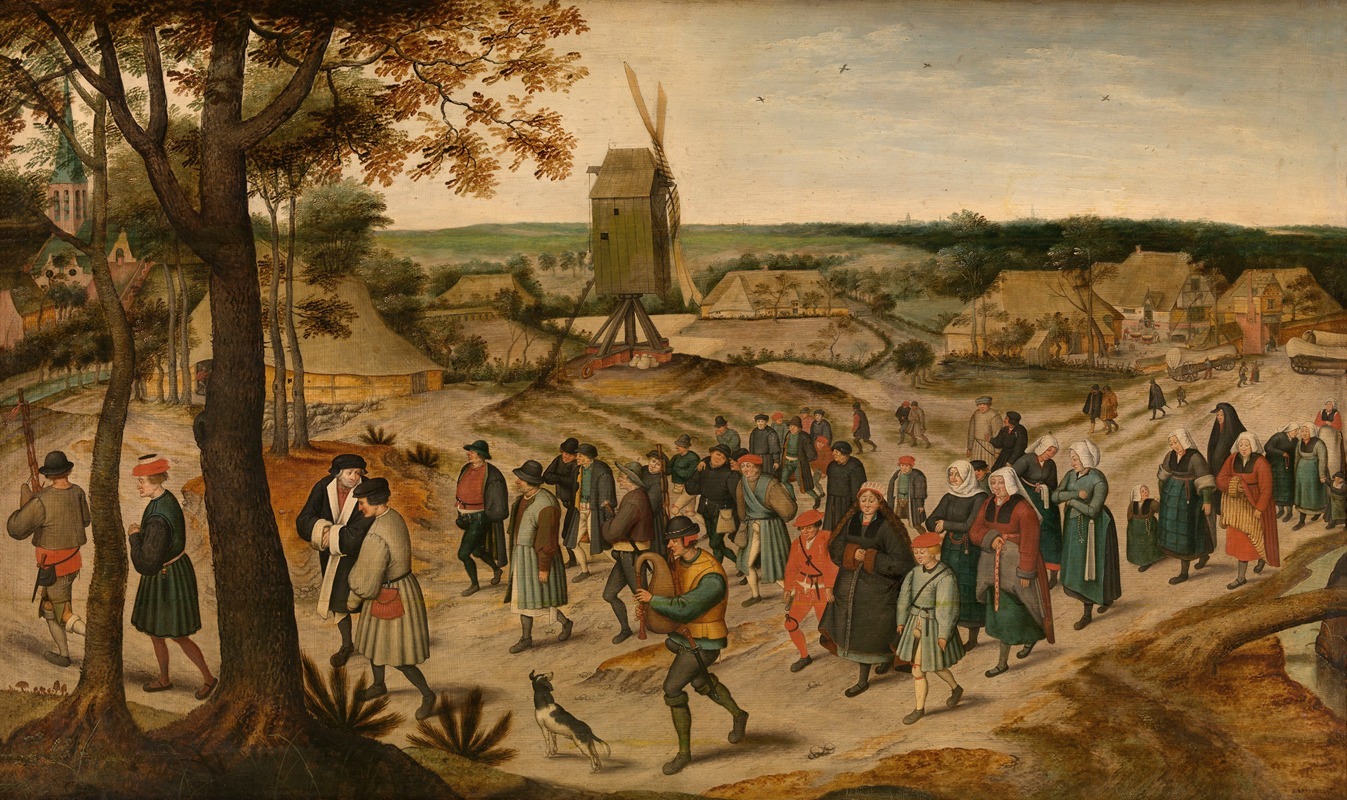 Pieter Brueghel The Younger - A Wedding Procession