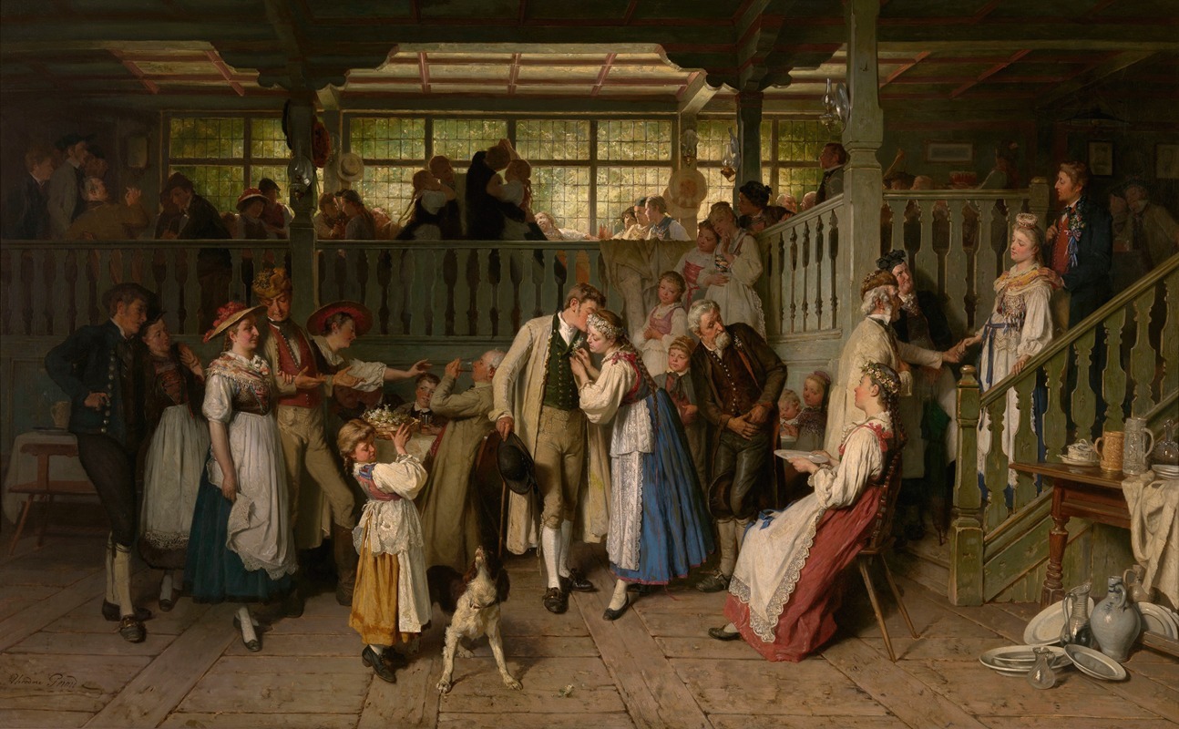 Théodore Gérard - Guests at a Wedding