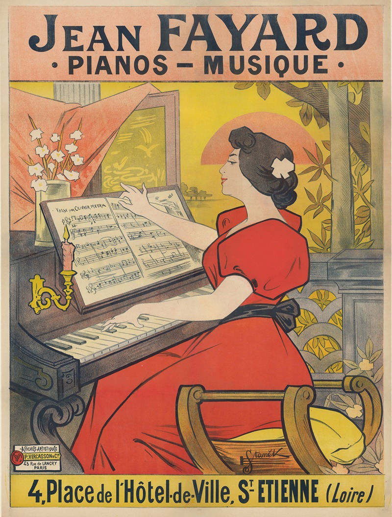 Emanuel Stanek - Jean Fayard. Pianos – Musique. 4, place de l’hôtel de ville, St Etienne (Loire)