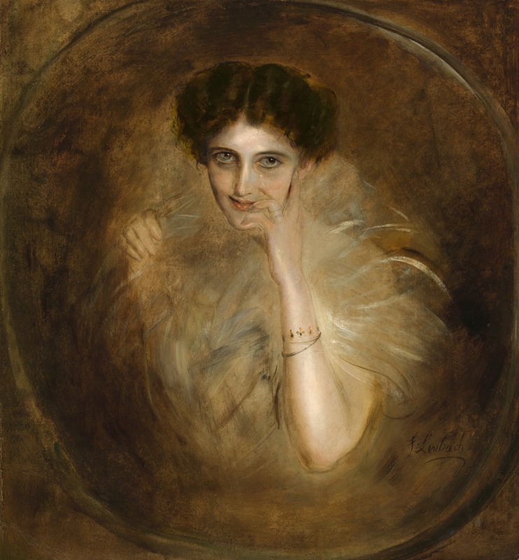 Franz von Lenbach - Lady Mary Victoria Leiter Curzon