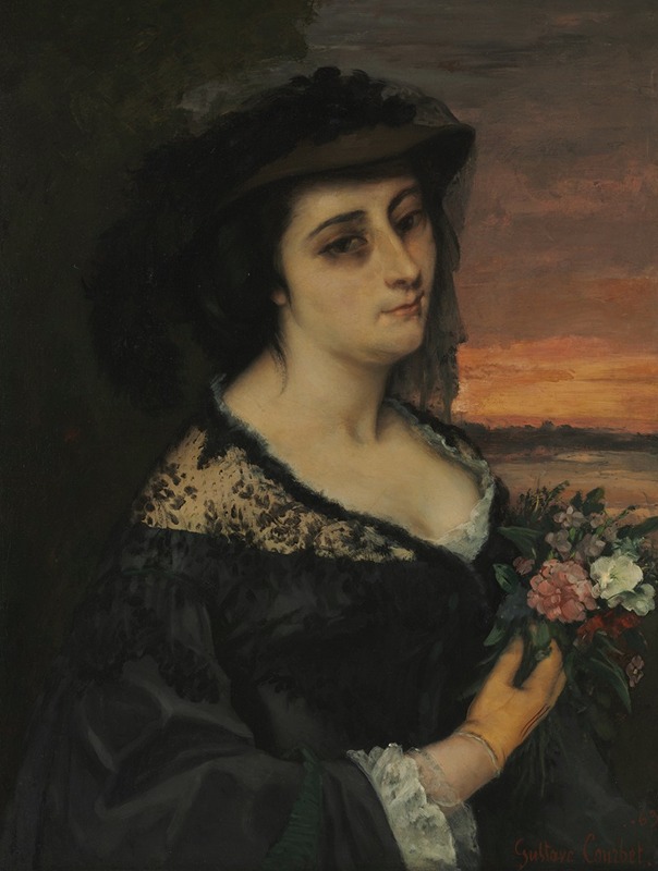 Gustave Courbet - Mme L… (Laure Borreau)