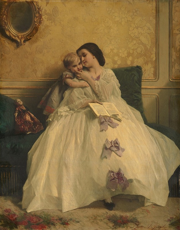Gustave Léonard de Jonghe - Mother and child