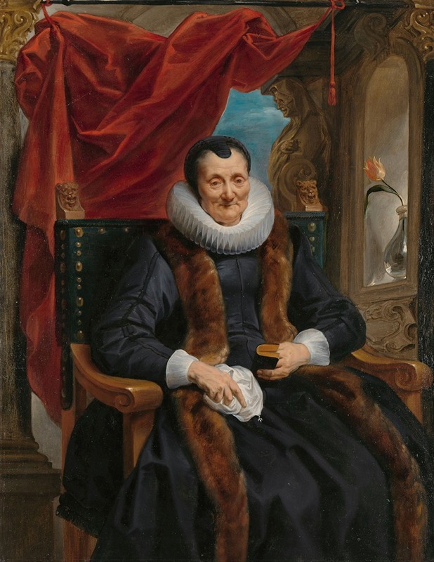 Jacob Jordaens - Portrait of Magdalena de Cuyper