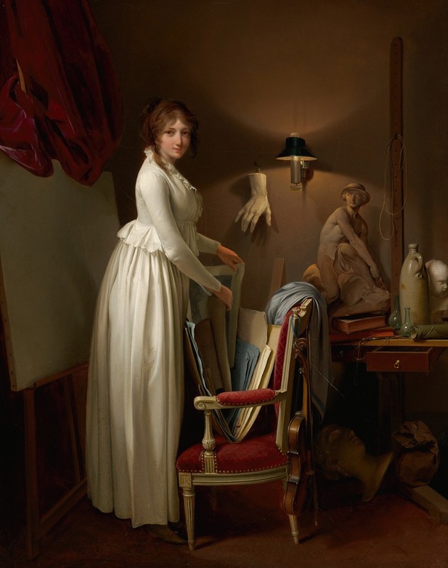 Louis Léopold Boilly - The Artist’s Wife In His Studio