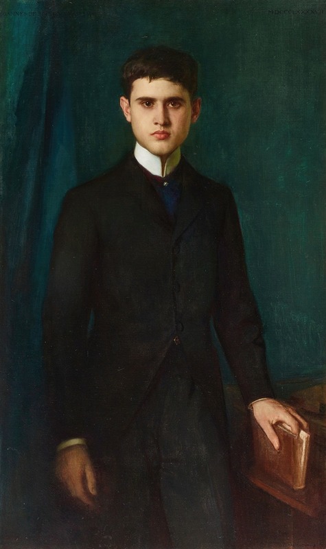 Pascal-Adolphe-Jean Dagnan-Bouveret - Portrait of Joannes de Stuers at 20 years old
