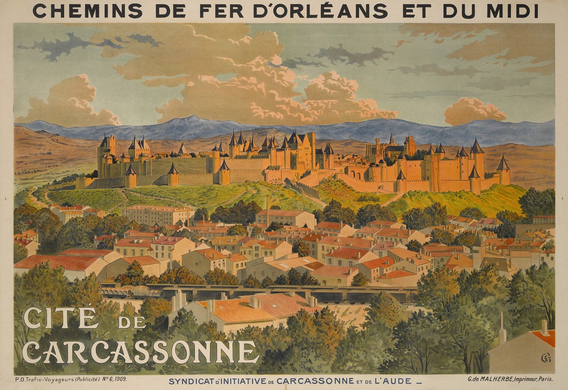 Eugène Grasset - Cité de Carcassonne