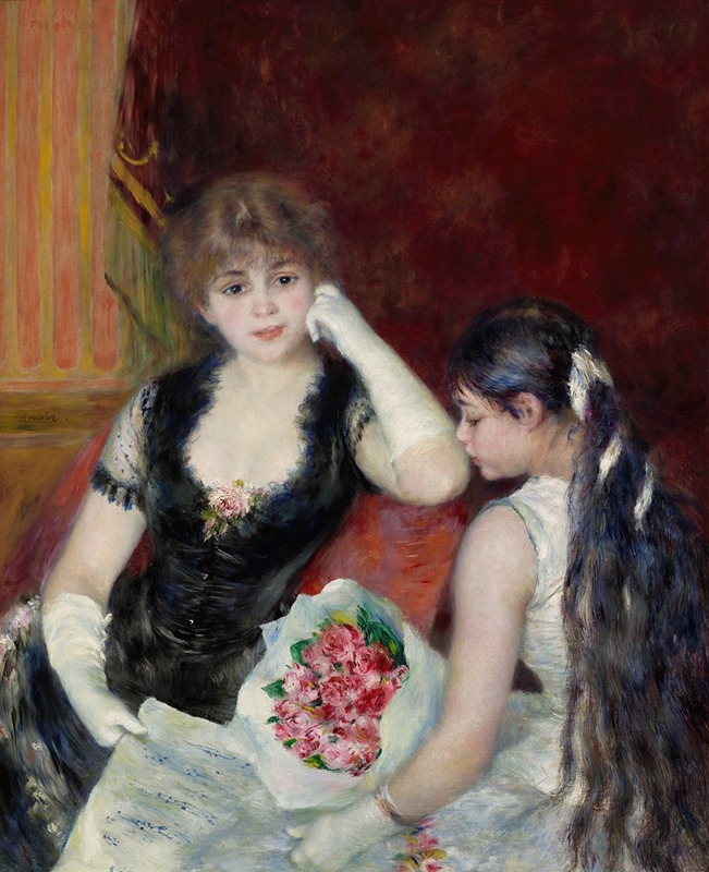 Pierre-Auguste Renoir - A box at the theater (At the concert)