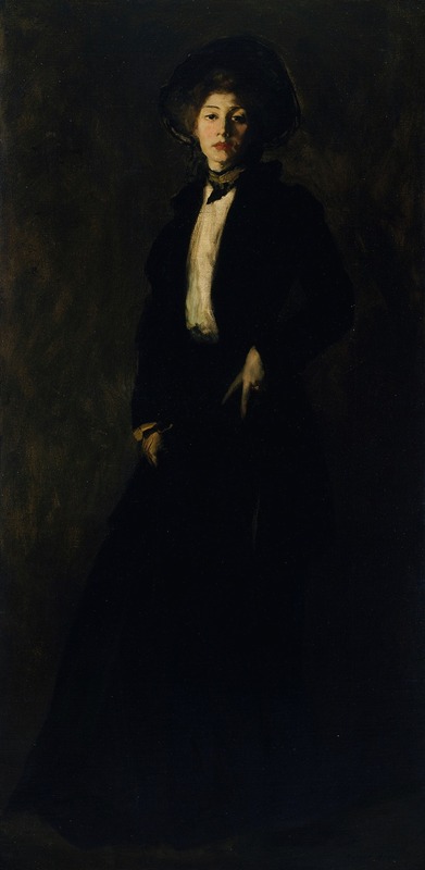 Robert Henri - Young Woman in Black