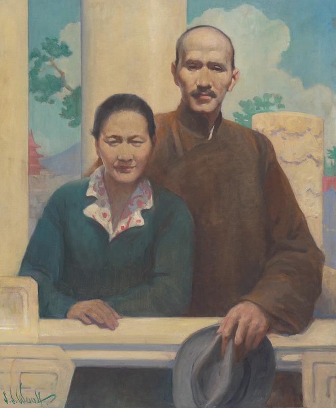 Samuel Johnson Woolf - Chiang Kai-Shek and Madame Chiang