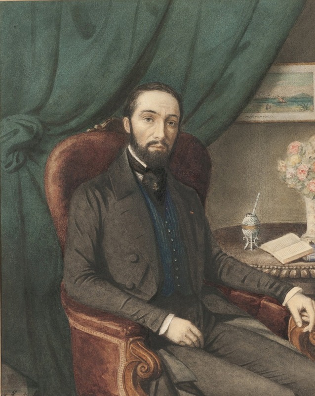 Adolphe Hastrel de Rivedoux - Autorretrato