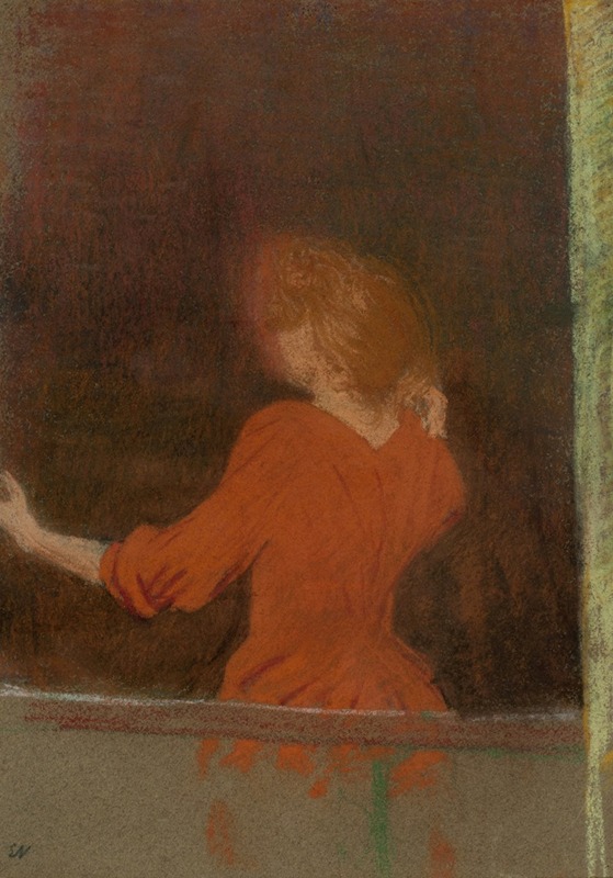 Édouard Vuillard - Femme en rouge