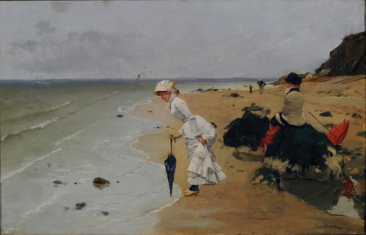 Ernest-Ange Duez - En la playa