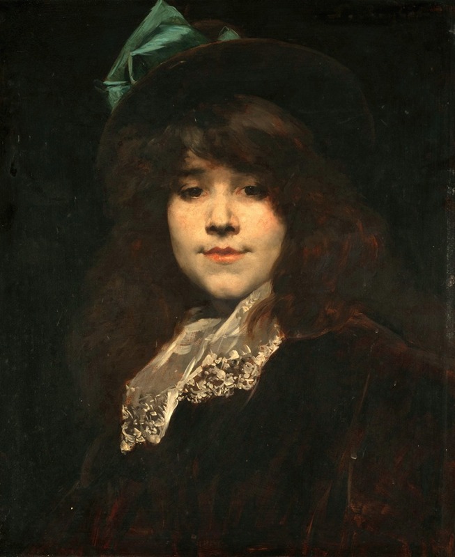 Ferdinand Roybet - Portrait de Juana Romani