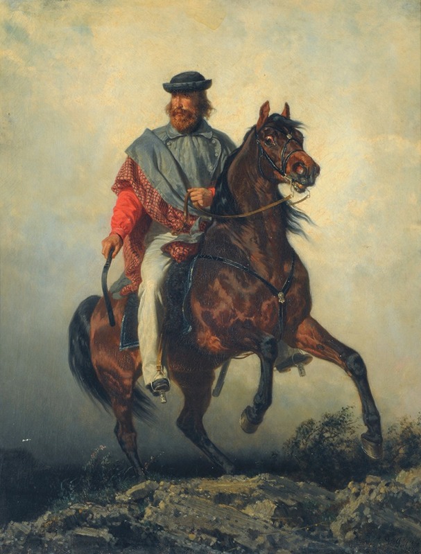 Filippo Palizzi - Garibaldi (Garibaldi a cavallo)