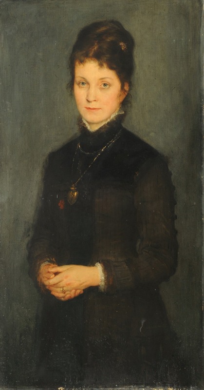 Friedrich August von Kaulbach - Retrato de señora