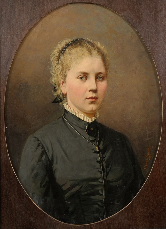 Julie Wilhelmine Hagen-Schwarz - Portrait of a Lady. Marisa von Wolf