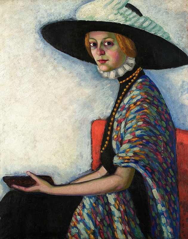 Konrad Mägi - Alide Asmuse portree