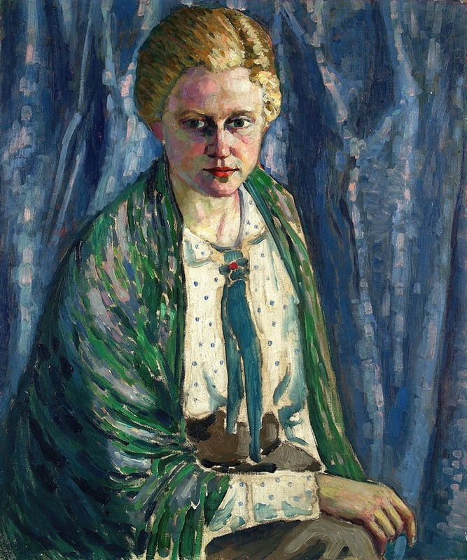 Konrad Mägi - Alma Koskeli portree