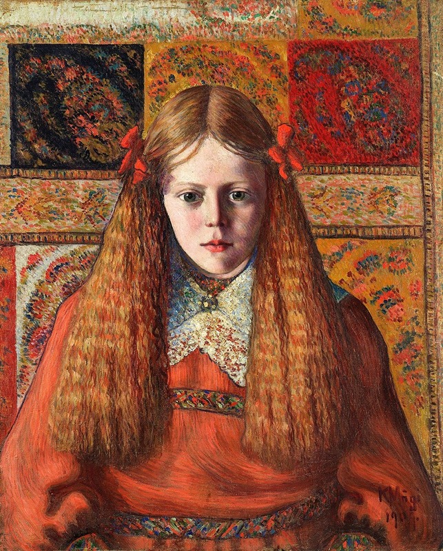 Konrad Mägi - Norra tütarlapse portree