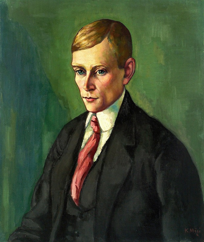 Konrad Mägi - Portrait of a Man