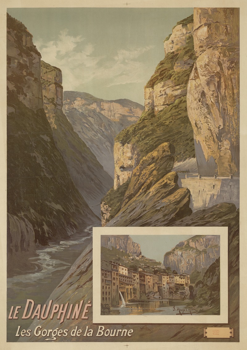 Frederic Hugo d’ Alési - Le Dauphiné. Les Gorges de La Bourne