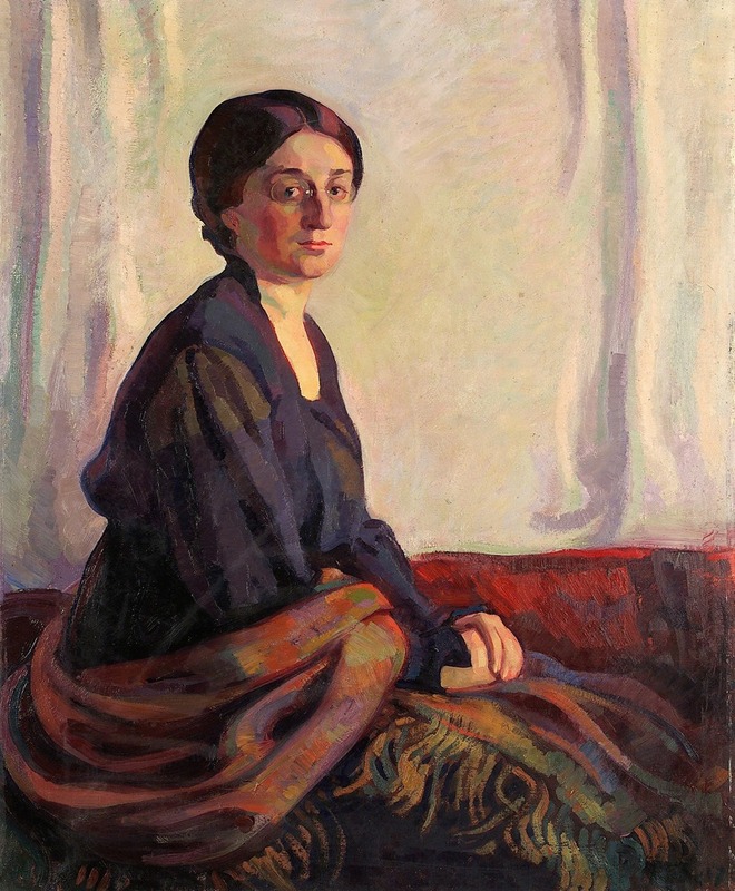 Nikolai Triik - Portrait of Ella Lüüs