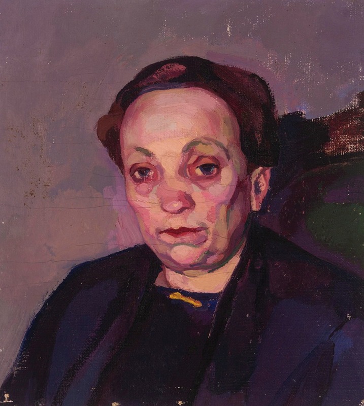 Nikolai Triik - Portrait of O. Martna