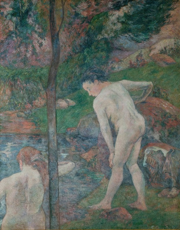 Paul Gauguin - La Baignade, ou Deux baigneuses