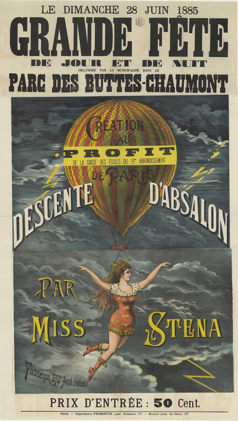 Faddegon & Cie - Descente d’Absalon par Miss Stena