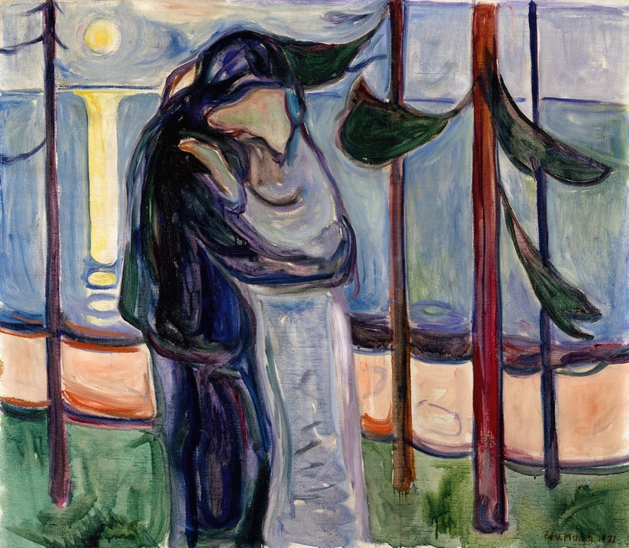 Edvard Munch - Kiss on the Beach