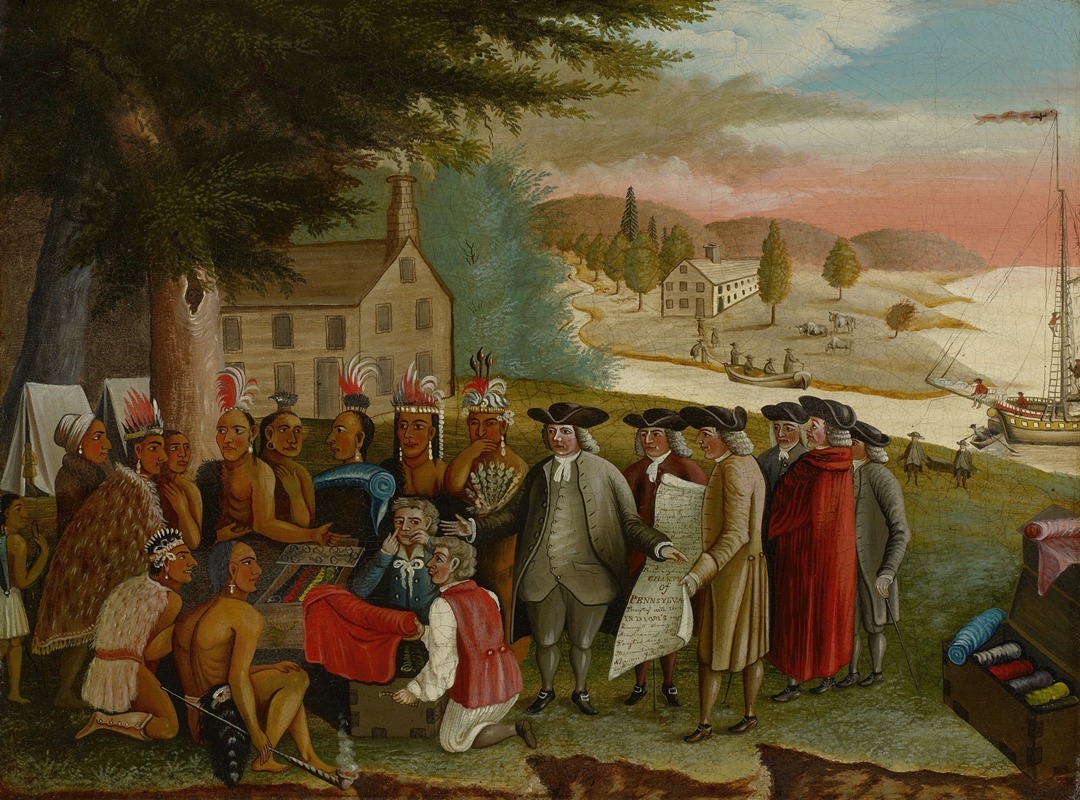 Edward Hicks - Penn’s Treaty with the Indians