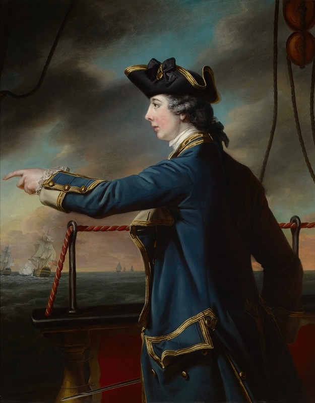 Francis Cotes - Portrait of Captain Edward Knowles, R.N. (1742-1762)