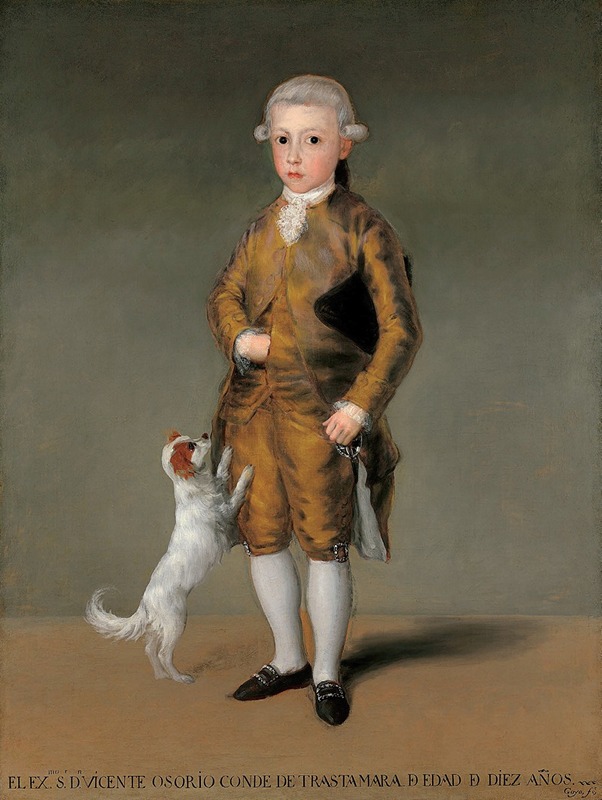 Francisco de Goya - Don Vicente Isabel Osorio de Moscoso y Álvarez de Toledo, Conde de Trastámara