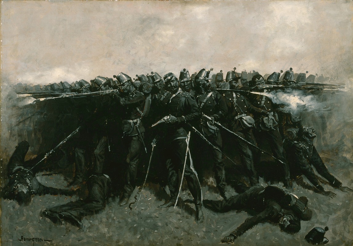 Frederic Remington - The Infantry Square