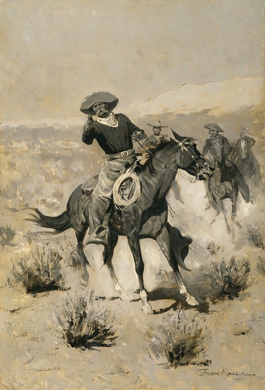 Frederic Remington - Days on the Range (‘Hands Up!’)