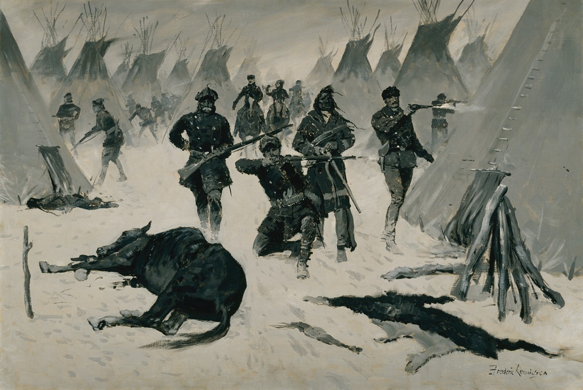 Frederic Remington - The Defeat of Crazy Horse