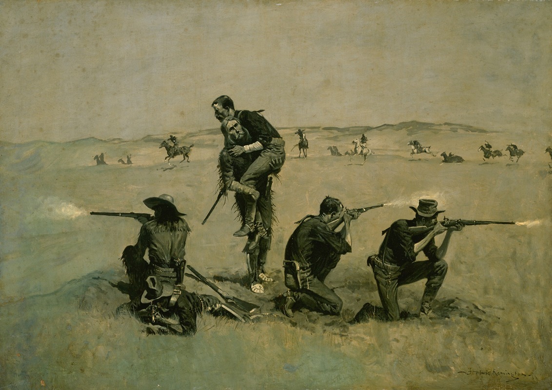 Frederic Remington - The Last Stand