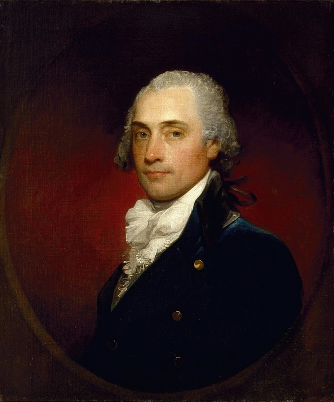 Portrait of John Vaughan by Gilbert Stuart - Artvee