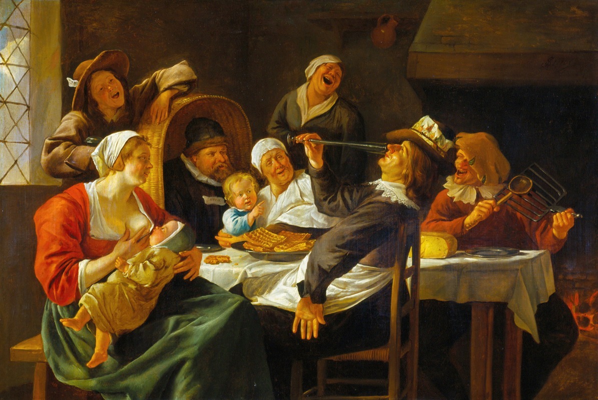 Jan Steen - The Twelfth Night Feast