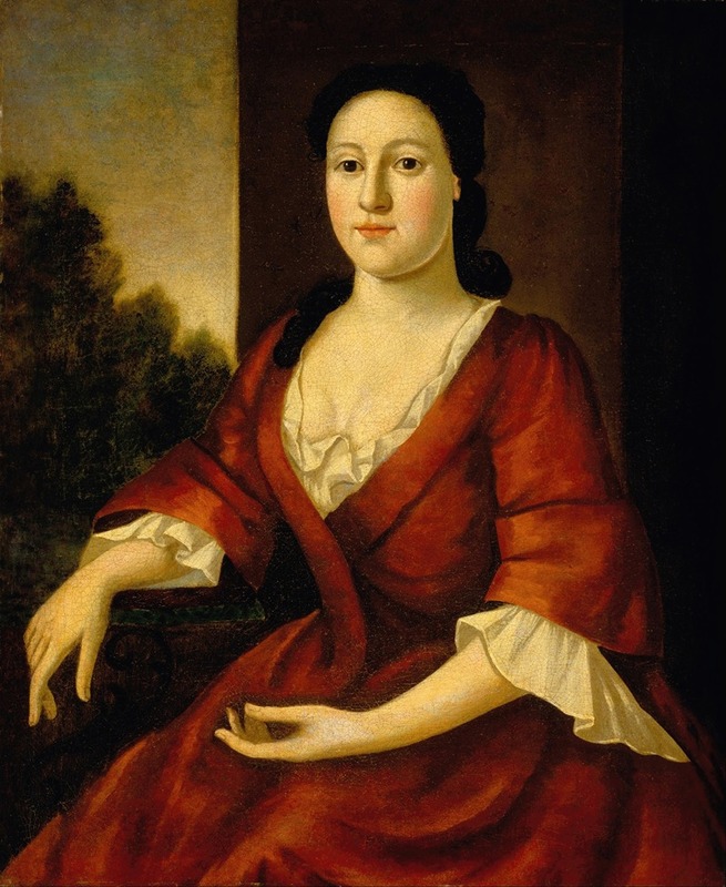 John Greenwood - Portrait of Mrs. John Greenleaf (Priscilla Brown 1725-1759)