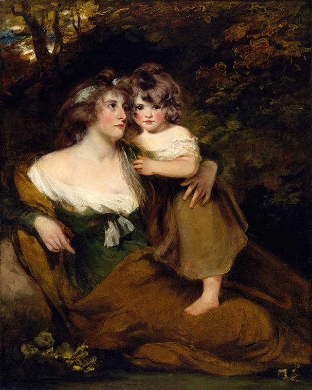 John Hoppner - The Countess of Darnley and her Daughter, Lady Elizabeth Bligh