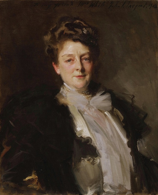 John Singer Sargent - Portrait of Mrs. J. William White