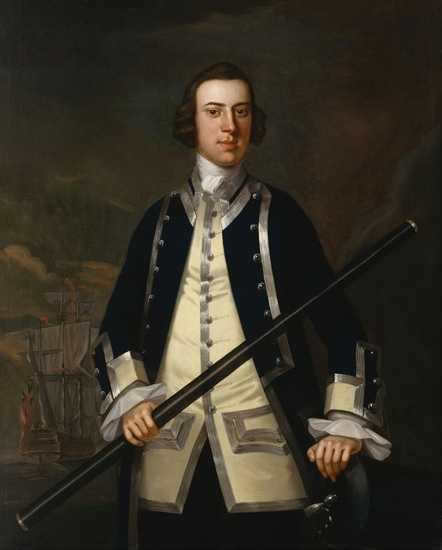 John Wollaston the Younger - Portrait of a Naval Officer, Known as Augustus Keppel
