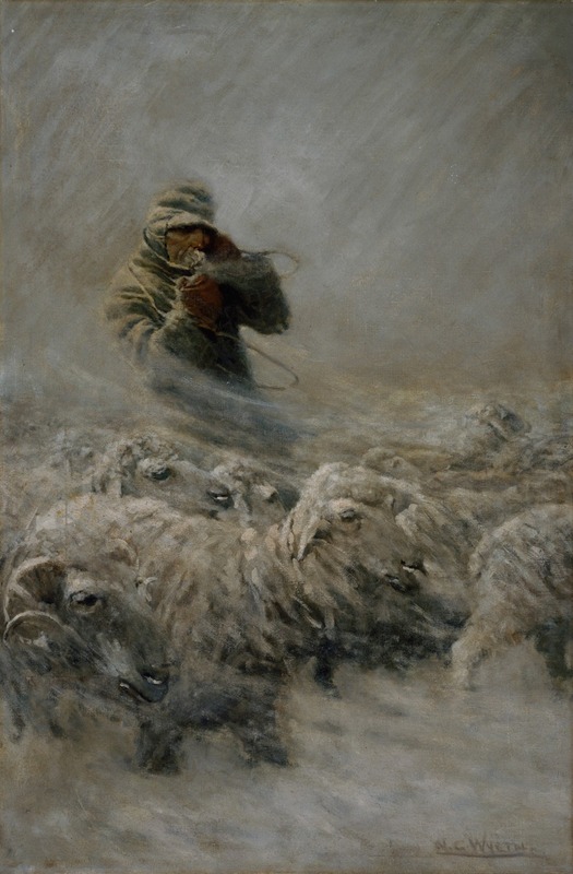 N. C. Wyeth - Sheep Herder